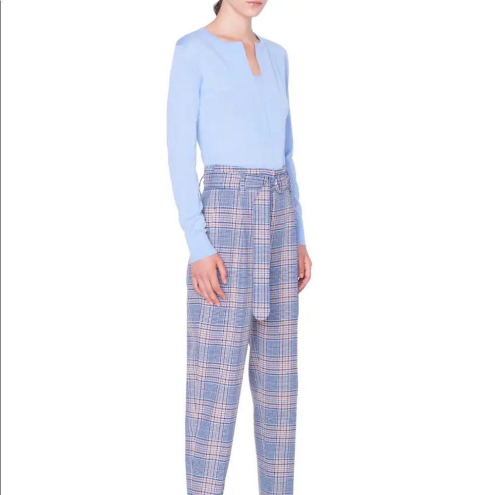 Akris Punto Split Neck Wool Pullover - image 4